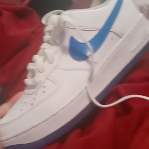 Blue and white forces